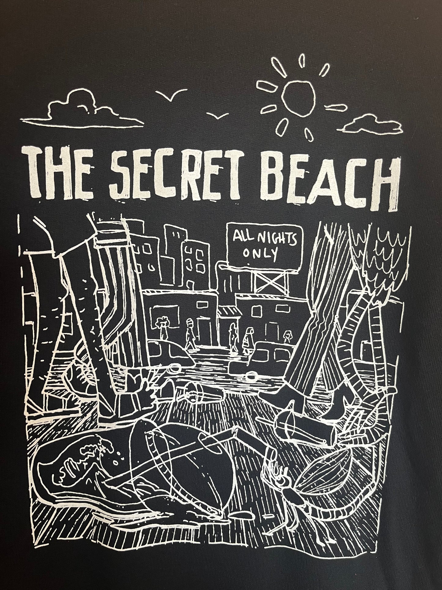 Black/White Crewneck Sweater